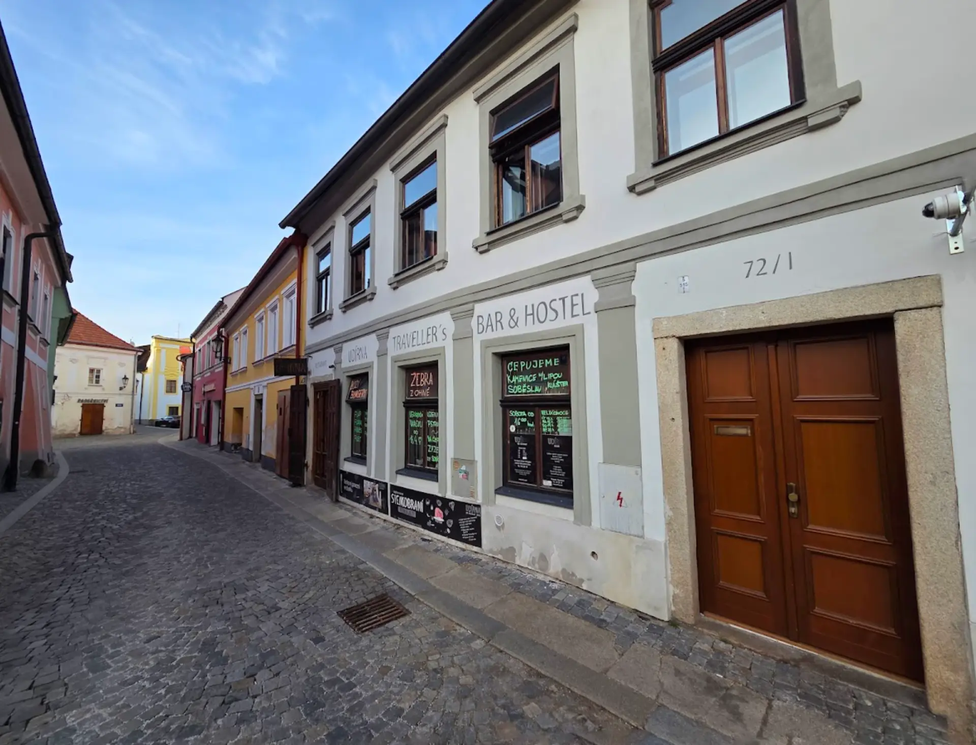 Budova penzionu a restaurace UDÍRNA v Kostelní ulici